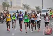 Pelari Kenya Juarai Jakarta Marathon Pelari Kenya Juarai Jakarta Marathon