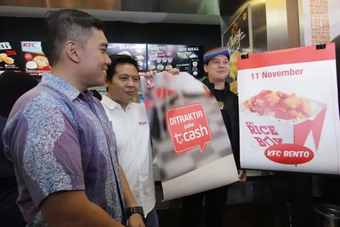 Pengguna TCASH Gratis Makan di KFC Selama 3 Hari