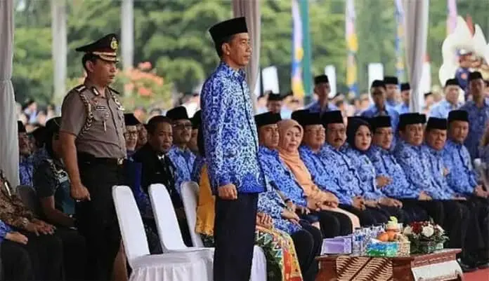 Upacara HUT Korpri, Presiden Tegaskan Korps ASN sebagai Pemersatu Bangsa Upacara HUT Korpri, Presiden Tegaskan Korps ASN sebagai Pemersatu Bangsa
