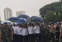 Usai Salat, Presiden Sapa Jutaan Peserta Aksi Usai Salat, Presiden Sapa Jutaan Peserta Aksi
