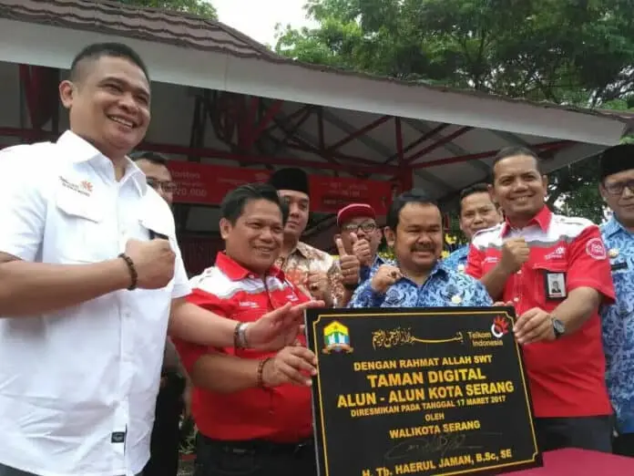 Infrastruktur Internet Cepat, Telkom-Pemkot Serang Hadirkan Taman Digital Infrastruktur Internet Cepat, Telkom-Pemkot Serang Hadirkan Taman Digital