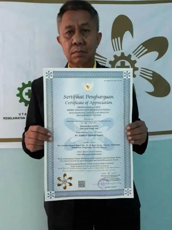 Raih SMK3 Award, Apjakindo Apresiasi PT Karya Teknik Sejati Raih SMK3 Award, Apjakindo Apresiasi PT Karya Teknik Sejati