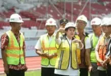 Menko PMK Puan Maharani Tinjau Pembangunan Kompleks GBK Menko PMK Puan Maharani Tinjau Pembangunan Kompleks GBK