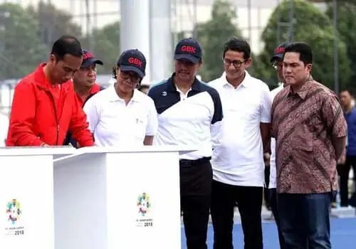 Presiden Jokowi Resmikan 4 Venue Asian Games di GBK Presiden Jokowi Resmikan 4 Venue Asian Games di GBK