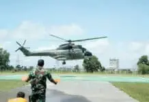 Uji Coba Heliport JSC Berjalan Mulus Uji Coba Heliport JSC Berjalan Mulus