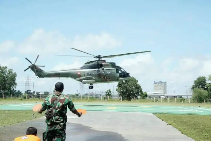 Uji Coba Heliport JSC Berjalan Mulus Uji Coba Heliport JSC Berjalan Mulus