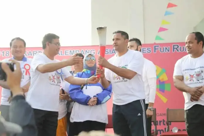 Atlet Nasional Ramaikan Asian Games 2018 OCA Fun Run di Nepal Atlet Nasional Ramaikan Asian Games 2018 OCA Fun Run di Nepal
