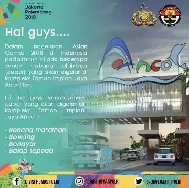 Ancol Menyatakan Asian Games 2018 Akan Menjadi Salah Satu Fokus Mereka Ancol Menyatakan Asian Games 2018 Akan Menjadi Salah Satu Fokus Mereka