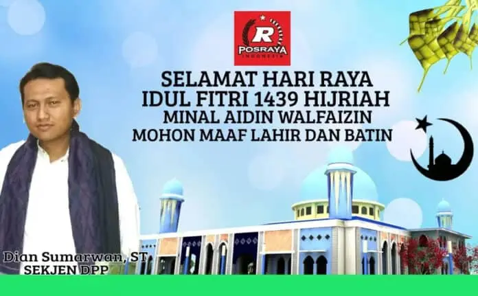 Sekjen Posraya Indonesia: Buah Ramadhan Politik Sehat Menuju Pilpres 2019 Sekjen Posraya Indonesia: Buah Ramadhan Politik Sehat Menuju Pilpres 2019