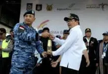 Kirab Obor Asian Games 2018 Tiba di Pulau Seribu Masjid, Lombok Kirab Obor Asian Games 2018 Tiba di Pulau Seribu Masjid, Lombok