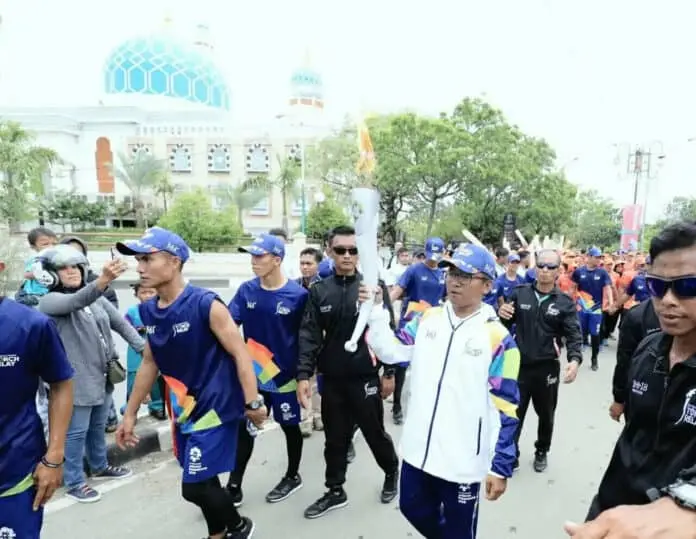 Kirab Obor Asian Games 2018 Mendapat Doa Keselamatan dan Keberkahan di Provinsi Serambi Mekah