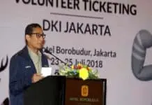 Pemprov DKI Gratiskan Volunter Asian Games Naik Bus Transjakarta Pemprov DKI Gratiskan Volunter Asian Games Naik Bus Transjakarta