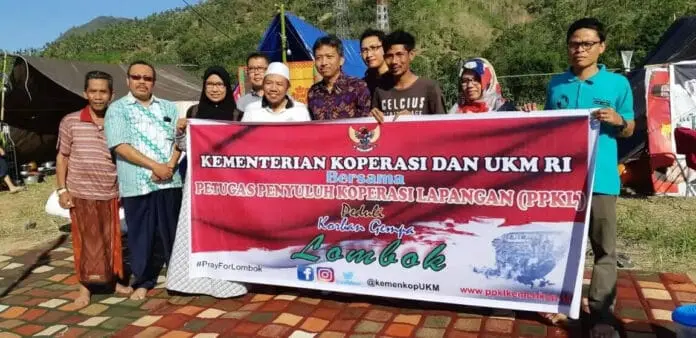 Kemenkop dan UKM Beri Bantuan Bagi Penyuluh Koperasi Korban Gempa Lombok Kemenkop dan UKM Beri Bantuan Bagi Penyuluh Koperasi Korban Gempa Lombok