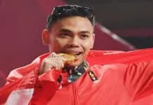 Eko Yuli Sumbang Emas Angkat Besi