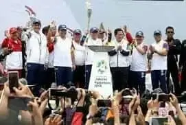 Semarak Kembalinya Api Abadi Asian Games Menuju Jakarta Semarak Kembalinya Api Abadi Asian Games Menuju Jakarta