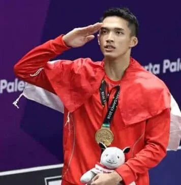 Jonatan Christie Raih Emas Tunggal Putra Asian Games Jonatan Christie Raih Emas Tunggal Putra Asian Games