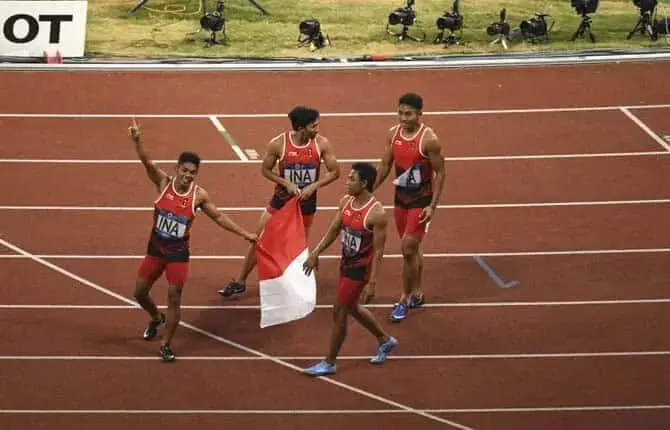 Estafet 4x100 Meter Putra Sumbang Perak Asian Games Estafet 4x100 Meter Putra Sumbang Perak Asian Games
