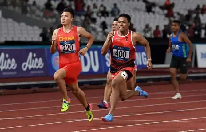Zohri Melaju ke Semifinal Atletik 100 Meter Putra Zohri Melaju ke Semifinal Atletik 100 Meter Putra