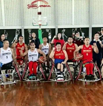 Yayuk Basuki Suntik Motivasi Tim Bola Basket Kursi Roda Indonesia