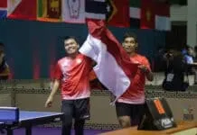 Tenis Meja Tambah 3 Emas Asian Para Games