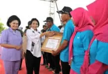 Peresmian Kampung Nelayan Teknologi Warnai Baksos Dharma Pertiwi