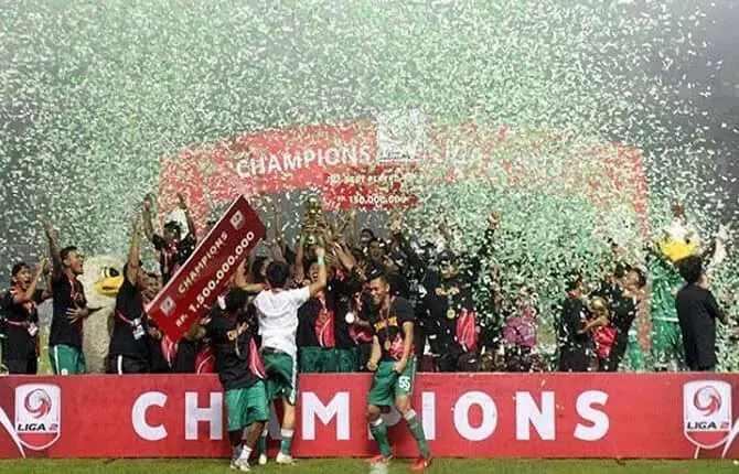 Kalahkan Semen Padang 2-0, PSS Sleman Juara Liga 2 Kalahkan Semen Padang 2-0, PSS Sleman Juara Liga 2