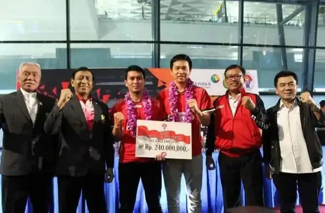 Juara All England 2019, Hendra/Ahsan Dapat Bonus Rp 240 juta Juara All England 2019, Hendra/Ahsan Dapat Bonus Rp 240 juta