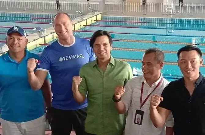 Dua Peraih Emas Olimpiade Ikuti 1st SEASF di Stadion Akuatik GBK Dua Peraih Emas Olimpiade Ikuti 1st SEASF di Stadion Akuatik GBK