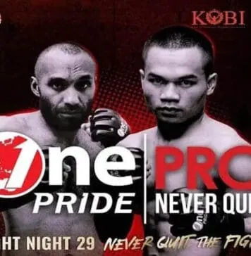 One Pride Pro Never Quit Fight Night 29, Bakal Gemparkan Tennis Indoor Senayan