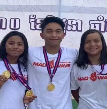 Indonesia Kembali Raih 4 Emas Renang SEA Age Group