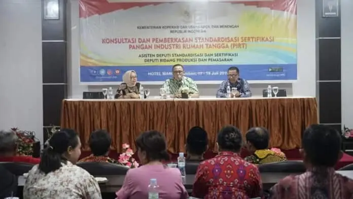 Kemenkop Dorong Standarisasi Produk UKM Ambon Melalui S-PIRT Kemenkop Dorong Standarisasi Produk UKM Ambon Melalui S-PIRT