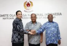 KONI Pusat Gandeng LPDUK Galang Sponsor PON XX/2020 KONI Pusat Gandeng LPDUK Galang Sponsor PON XX/2020