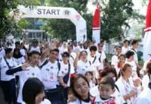 Kemeriahan Warnai Fun Walk Siwo PWI Pusat Kemeriahan Warnai Fun Walk Siwo PWI Pusat