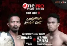 Dua Partai Seru Perebutan Sabuk One Pride Pro Never Quit Dua Partai Seru Perebutan Sabuk One Pride Pro Never Quit