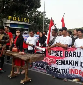 Aksi Dukung Pelantikan Presiden dan Wakil Presiden Aksi Dukung Pelantikan Presiden dan Wakil Presiden