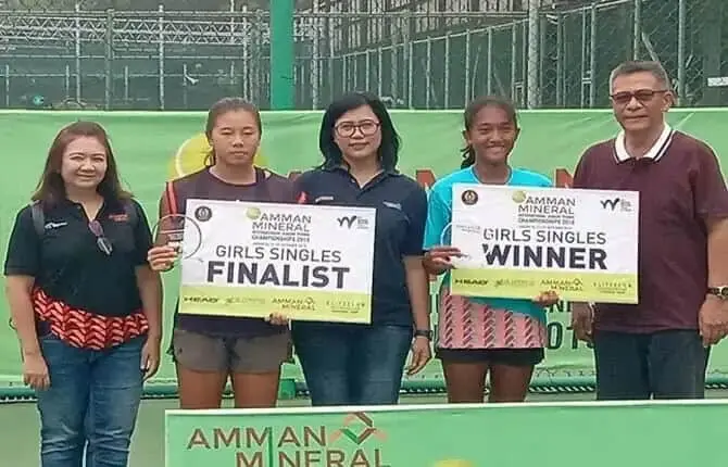 Tundukan Petenis China, Nadya Juara Amman International Junior Championships 2019 Tundukan Petenis China, Nadya Juara Amman International Junior Championships 2019