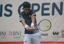 Christo Jumpa Rifqi di Final Tunggal Putra BNI Tennis Open 2019
