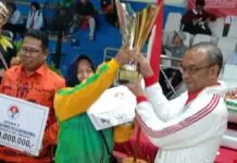 Jatim Juara Umum Peparpenas 2019