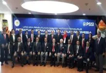 Ketua Umum KONI Pusat Lantik Kepengurusan PSSI