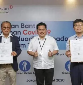 BUMN Terima Bantuan Pencegahan Covid-19 dari China Huadian BUMN Terima Bantuan Pencegahan Covid-19 dari China Huadian