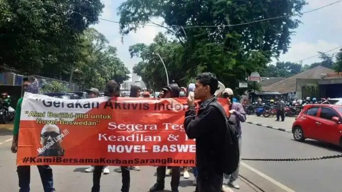 Aktivis GAI Kembali Gelar Aksi di Kejagung