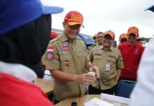 Peringati HUT Ke-16, Tagana Perangi Covid 19 Peringati HUT Ke-16, Tagana Perangi Covid 19