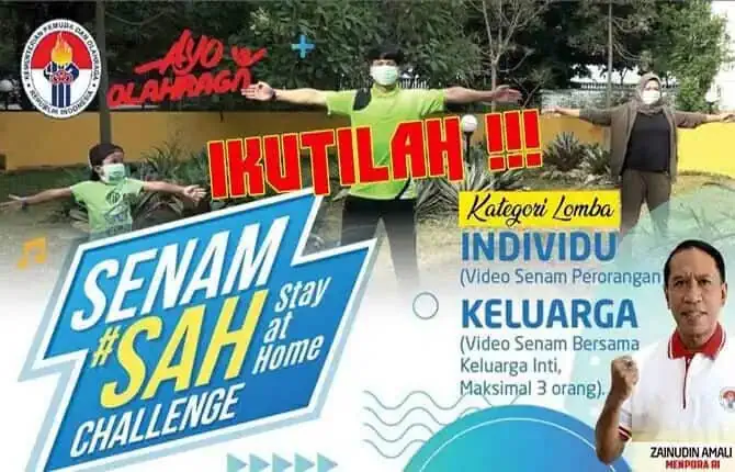 Menpora Ajak Masyarakat Tetap Olahraga di Tengah Covid-19, Ada Lombanya Lho!