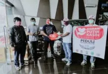 PSSI Pers Bersama Merah Putih Kasih Foundation, Salurkan 250 Sembako dan 100 APD