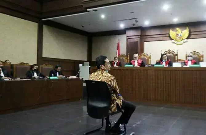Bacakan Eksepsi, Benny Tjokro Merasa Dirugikan Bacakan Eksepsi, Benny Tjokro Merasa Dirugikan