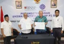 Kemnaker-BNSP Sepakati Standar Sertifkasi Pelatihan Kerja di BLK Kemnaker-BNSP Sepakati Standar Sertifkasi Pelatihan Kerja di BLK