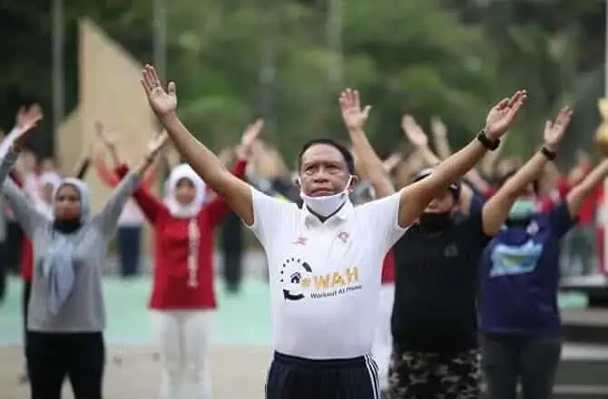 Menpora Ajak Masyarakat Tetap Aktif Berolahraga Lewat Program WAH