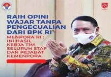 Wakil Ketua KPK, Praktisi Olahraga Hingga Tokoh Kepemudaan, Apresiasi Penghargaan WTP Kemenpora dari Kemenkeu Wakil Ketua KPK, Praktisi Olahraga Hingga Tokoh Kepemudaan, Apresiasi Penghargaan WTP Kemenpora dari Kemenkeu