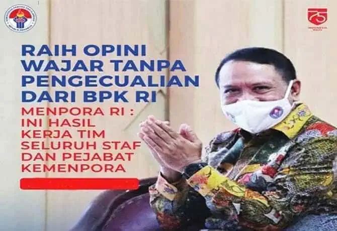Wakil Ketua KPK, Praktisi Olahraga Hingga Tokoh Kepemudaan, Apresiasi Penghargaan WTP Kemenpora dari Kemenkeu Wakil Ketua KPK, Praktisi Olahraga Hingga Tokoh Kepemudaan, Apresiasi Penghargaan WTP Kemenpora dari Kemenkeu
