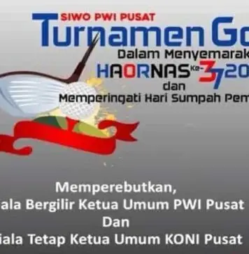 Turnamen Golf Siwo PWI Pusat 2020